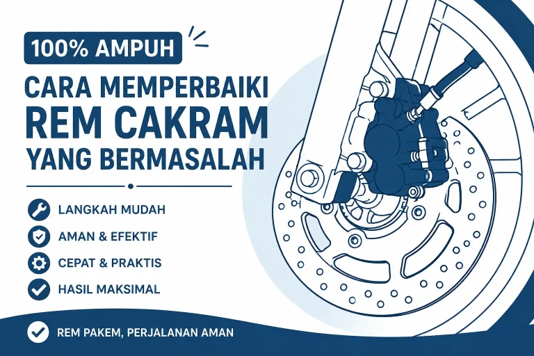 100% Ampuh Cara Memperbaiki Rem Cakram Yang Bermasalah