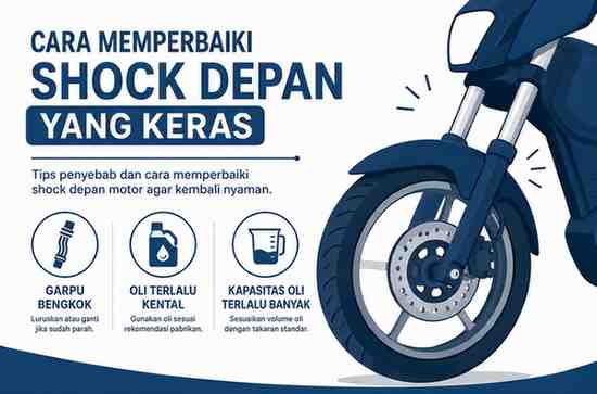 Cara Memperbaiki Shock Depan Yang Keras
