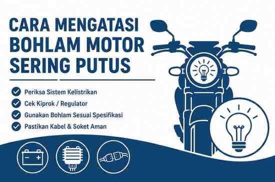 Cara Mengatasi Bohlam Motor Sering Putus
