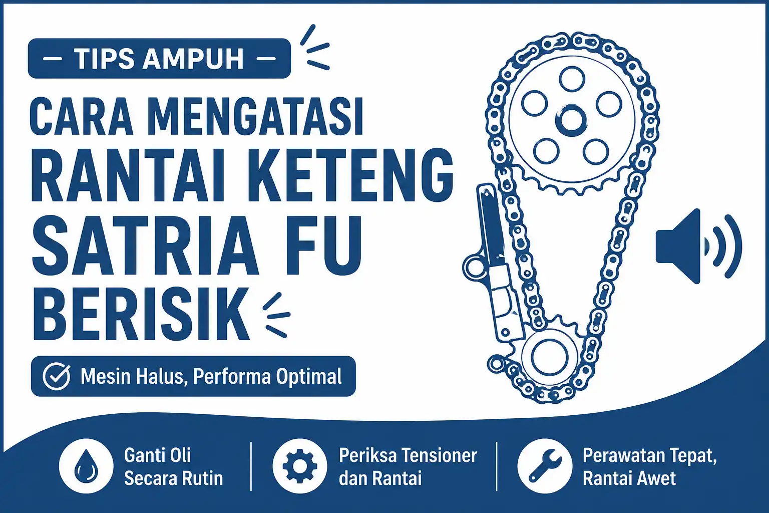 Cara Mengatasi Rantai Keteng Satria Fu Berisik