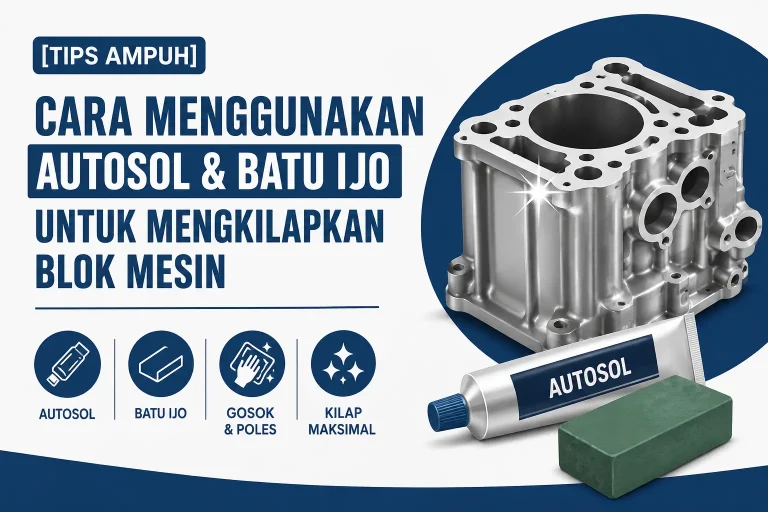 Cara Menggunakan Autosol & Batu Ijo Untuk Mengkilapkan Blok Mesin