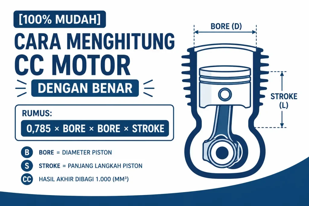 Cara Menghitung CC Motor Dengan Benar