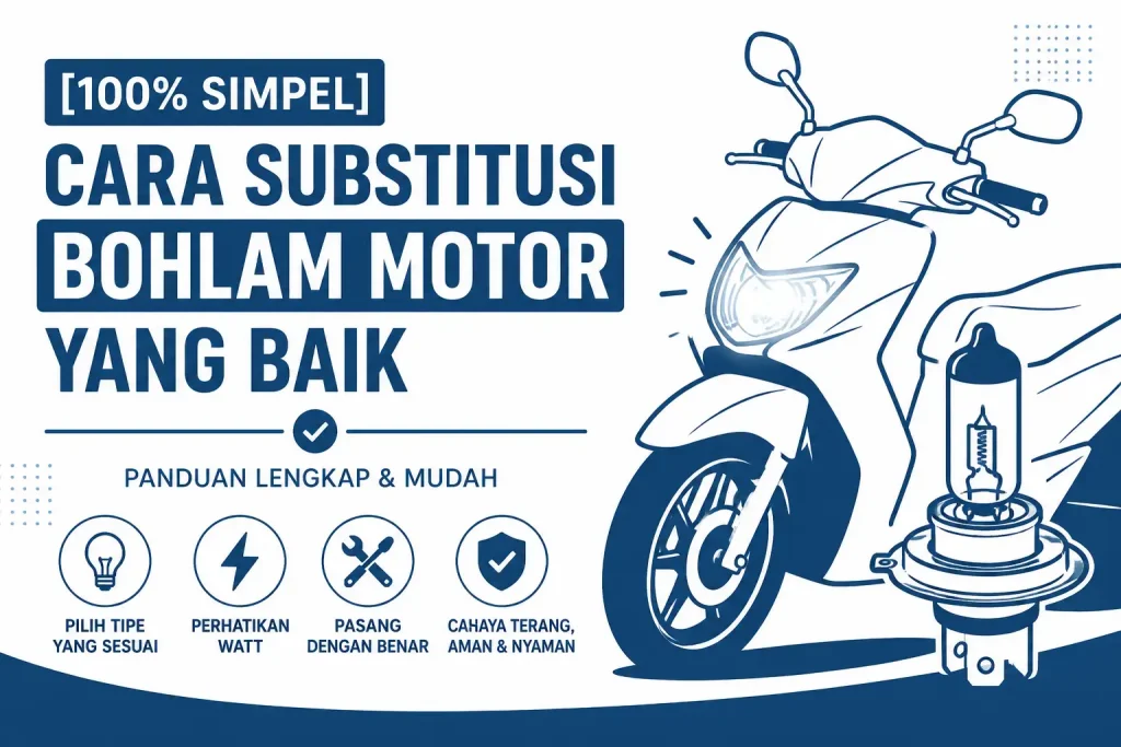 Cara Substitusi Bohlam Motor Yang Baik