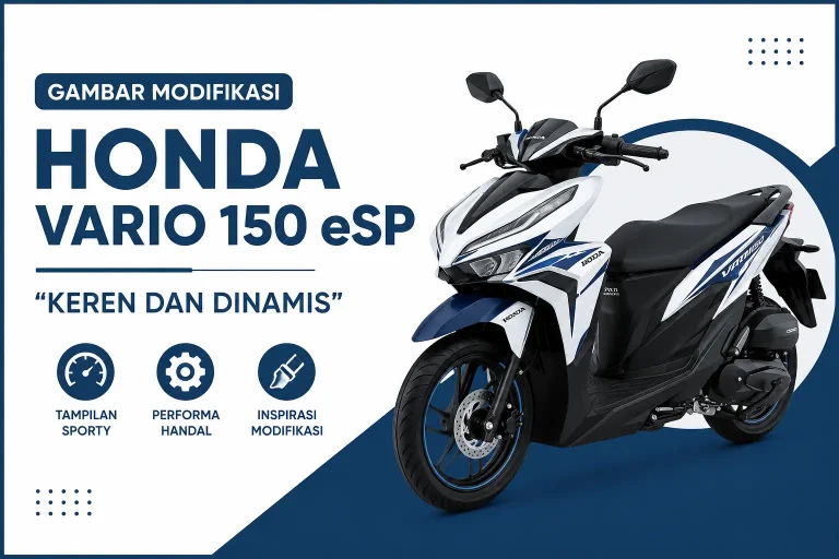 Inilah Gambar Modifikasi Honda Vario 150 eSP “Keren Dan Dinamis”