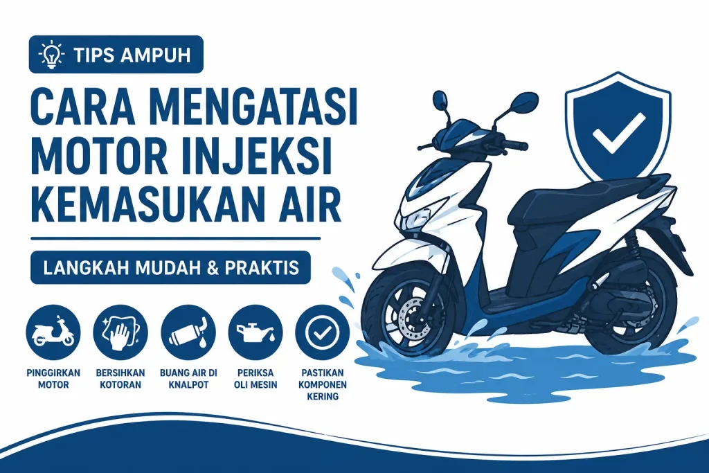 Cara Mengatasi Motor Injeksi Kemasukan Air