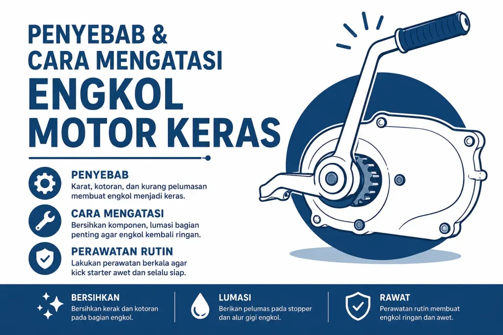 Penyebab & Cara Mengatasi Engkol Motor Keras