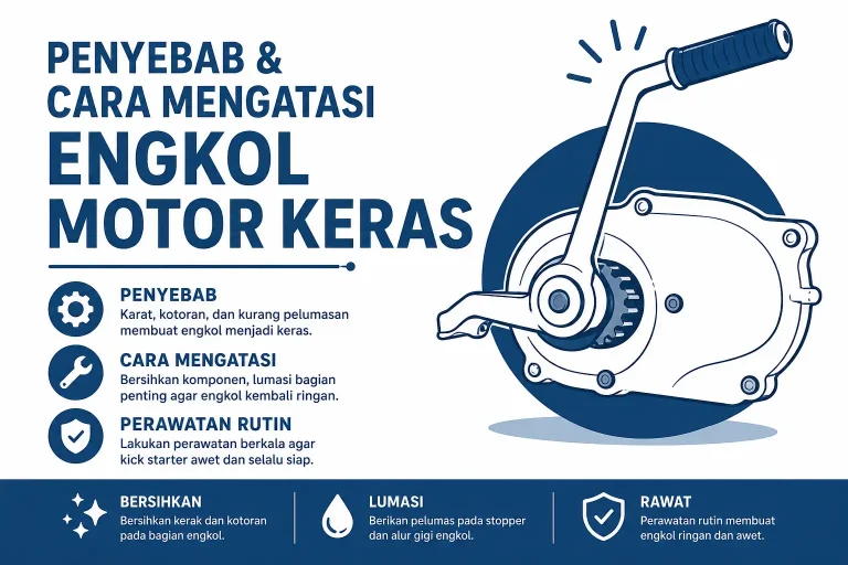 Penyebab & Cara Mengatasi Engkol Motor Keras