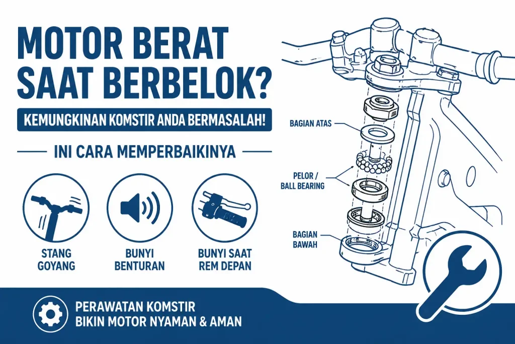 Cara Memperbaiki Komstir Motor yang Bermasalah